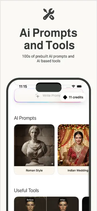 Beautify Me app - before and after beauty edit